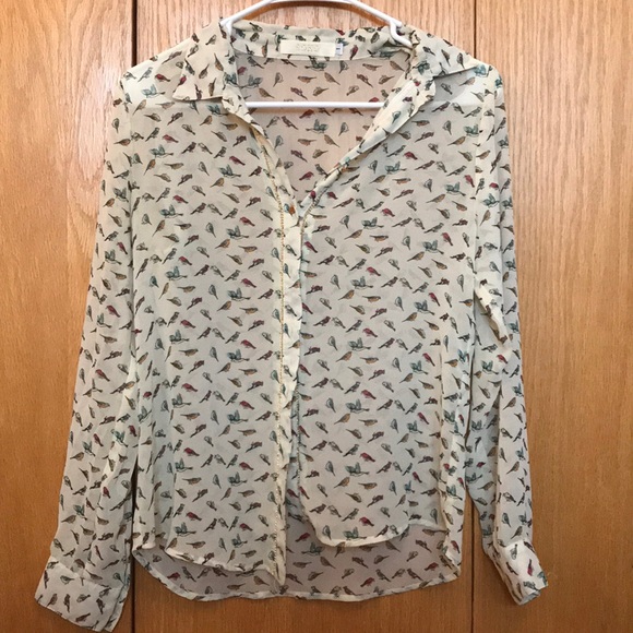 Soho Tops - SOHO Birdy Button Down Shirt